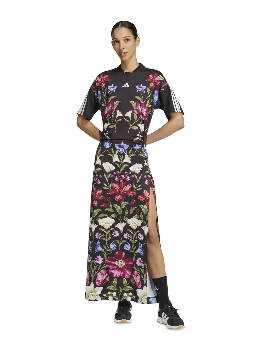 Платье для тренировок с флоральным принтом adidas x FARM Rio