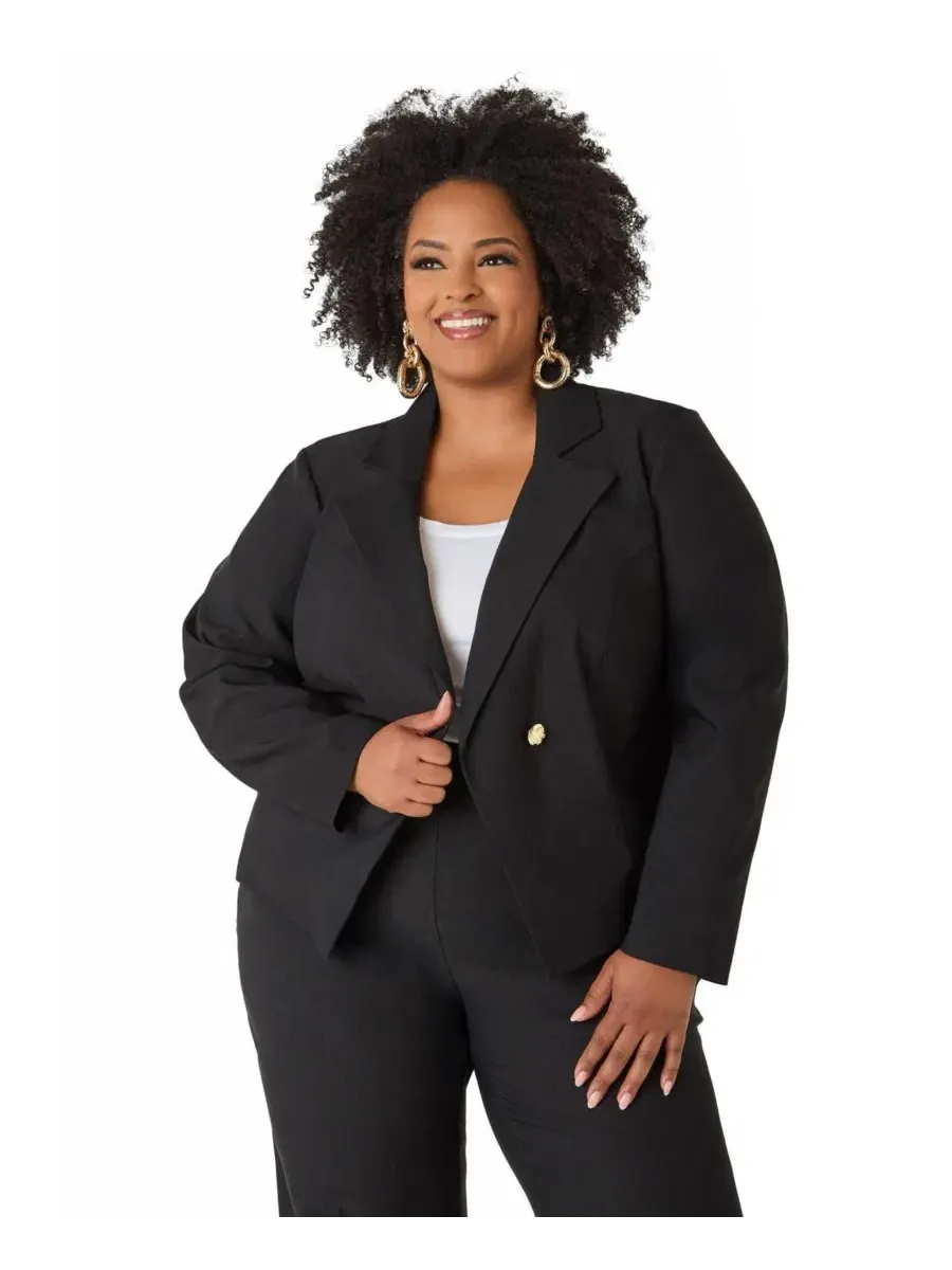 Блейзер с золотыми пуговицами Millennium Ashley Stewart