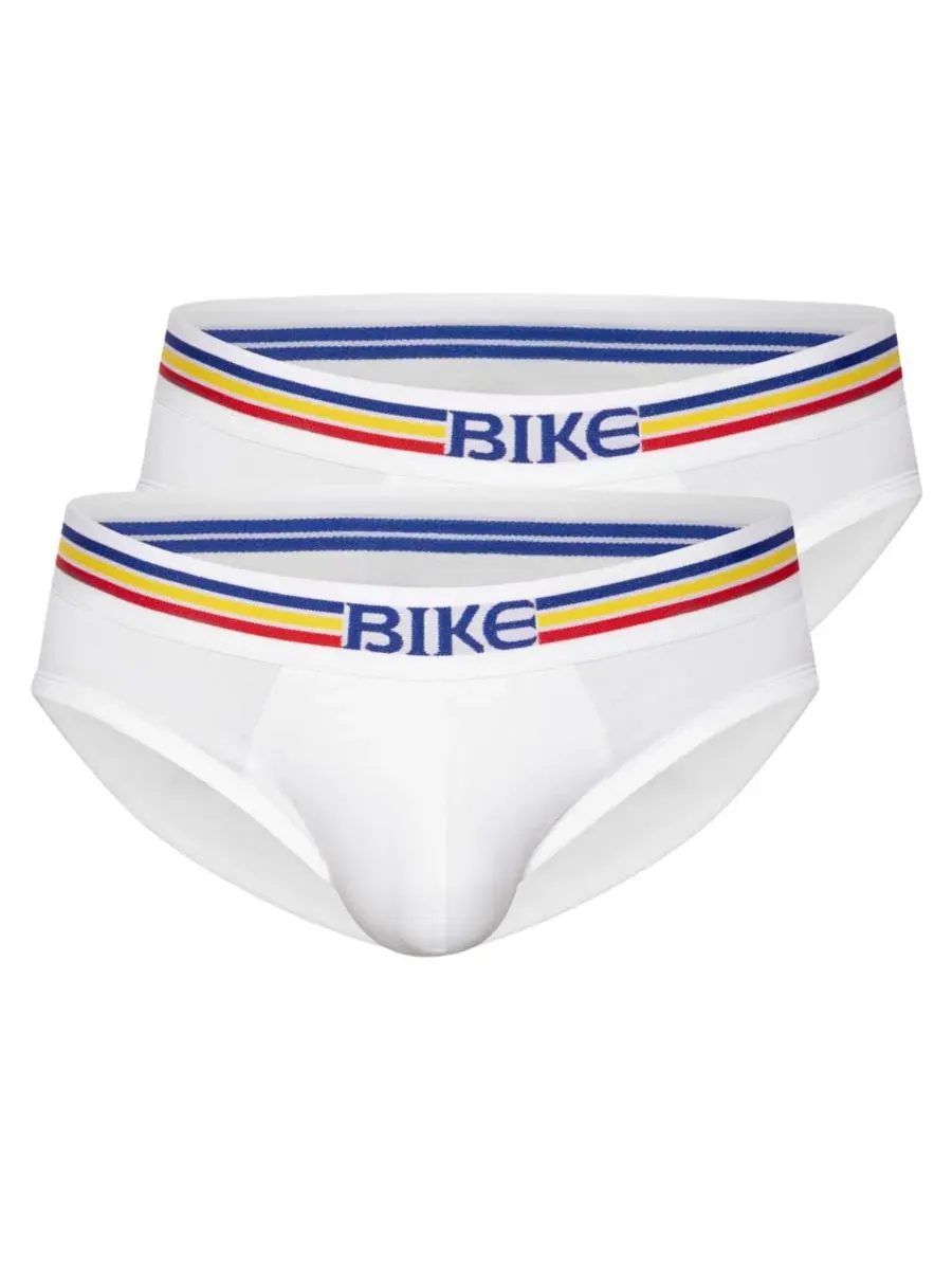 Трусы мужские из хлопка с эластаном, комплект из 2 штук BIKE Athletic