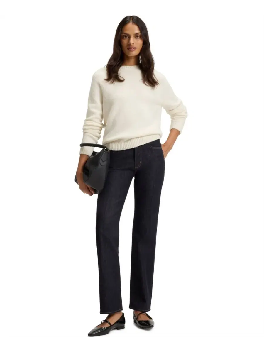 Джинсы BOSS by Women's Stay Indigo Stretch Denim Slim-Fit Hugo Boss — изображение 4 из 6, темно-синий