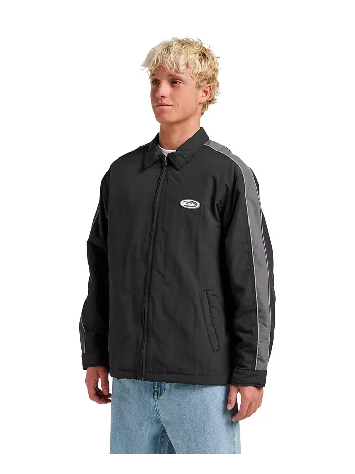 Мужская куртка Speedway Station Quiksilver — изображение 3 из 4, черный