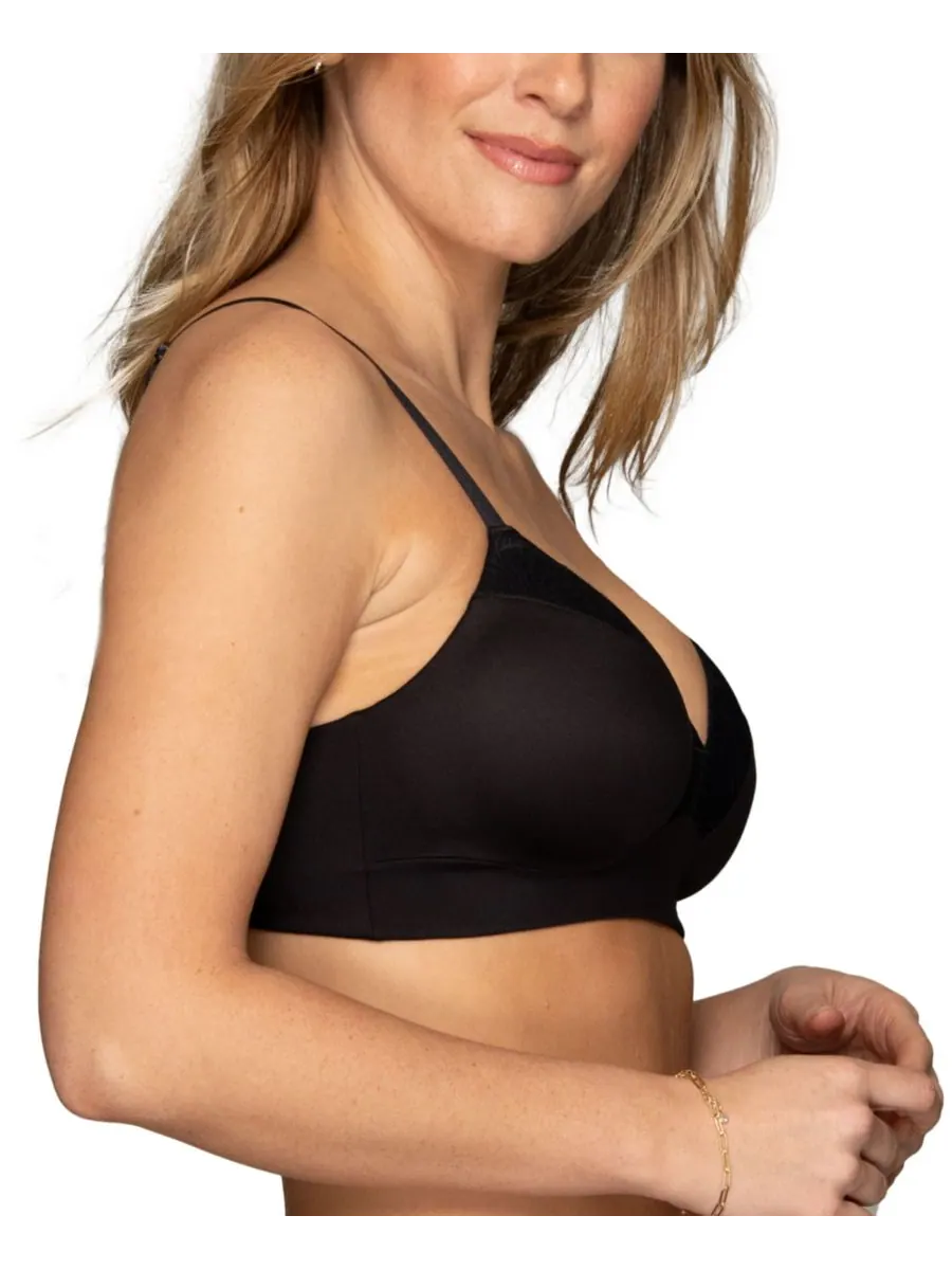 Бюстгальтер без косточек Effortless Simple Size, артикул 72125 Vanity Fair Lingerie — изображение 2 из 4, черный