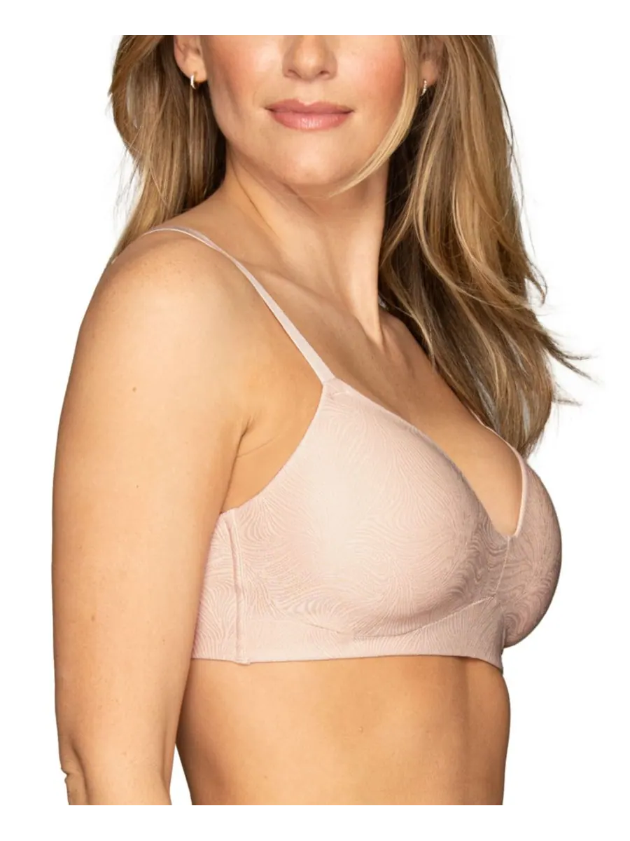 Бюстгальтер без косточек Effortless Simple Size, артикул 72125 Vanity Fair Lingerie — изображение 2 из 4, розовый