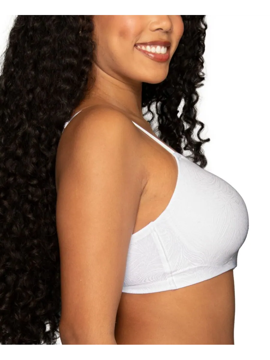 Бюстгальтер без косточек Effortless Simple Size, артикул 72125 Vanity Fair Lingerie — изображение 2 из 4, белый
