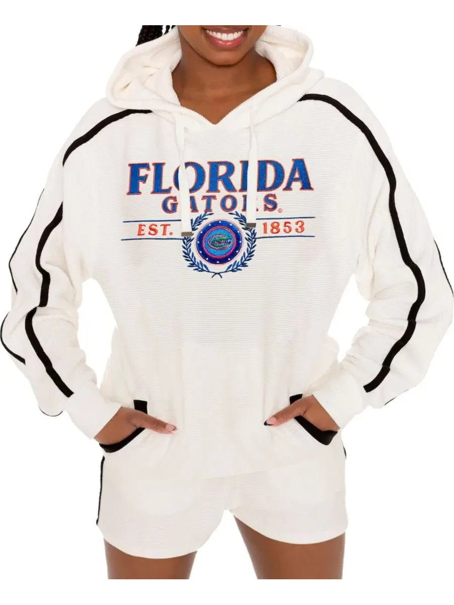 Комплект из худи и шорт с вышивкой Florida Gators Gameday Couture — изображение 3 из 5, бежевый