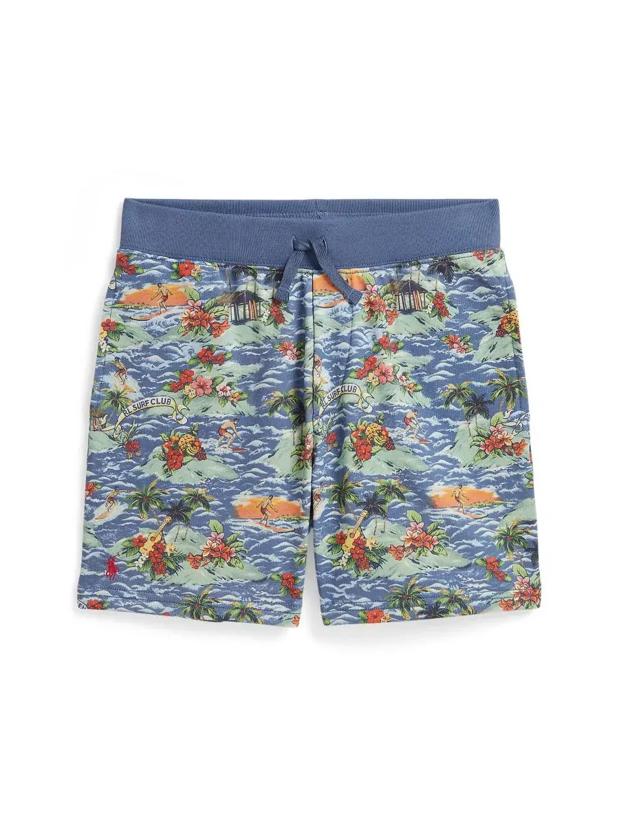 Шорты с тропическим принтом Surf Club Blue Polo Ralph Lauren