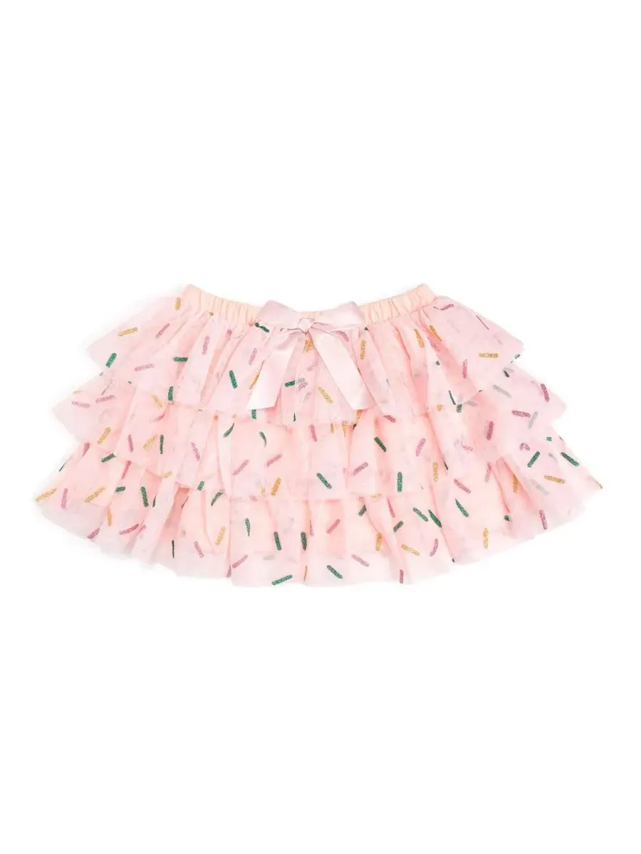 Юбка-пачка из фатина с блестками Birthday Girl Sprinkle Tiered Tutu Sweet Wink