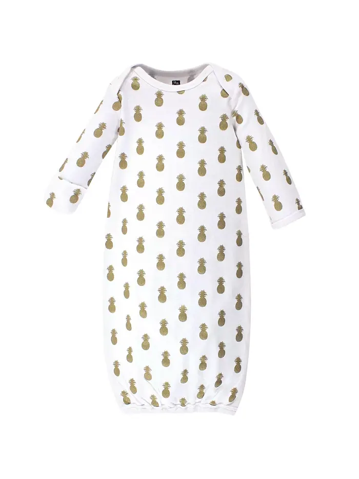 Детское хлопковое платье Hudson для девочек, розовое Happy Camper, размер Preemie/Newborn Hudson — изображение 3 из 5
