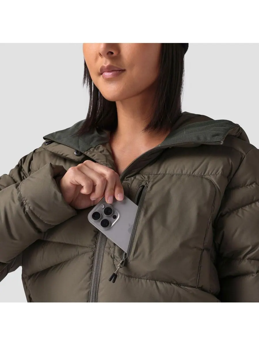 Женская пуховая куртка Stansbury ALLIED Backcountry — изображение 7 из 8, каламата