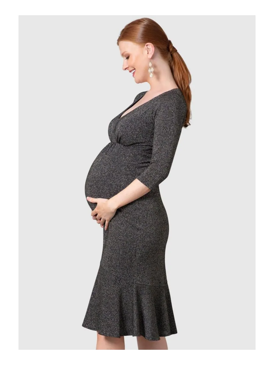 Платье для беременных Stella Tiffany Rose Maternity — изображение 2 из 8, черный