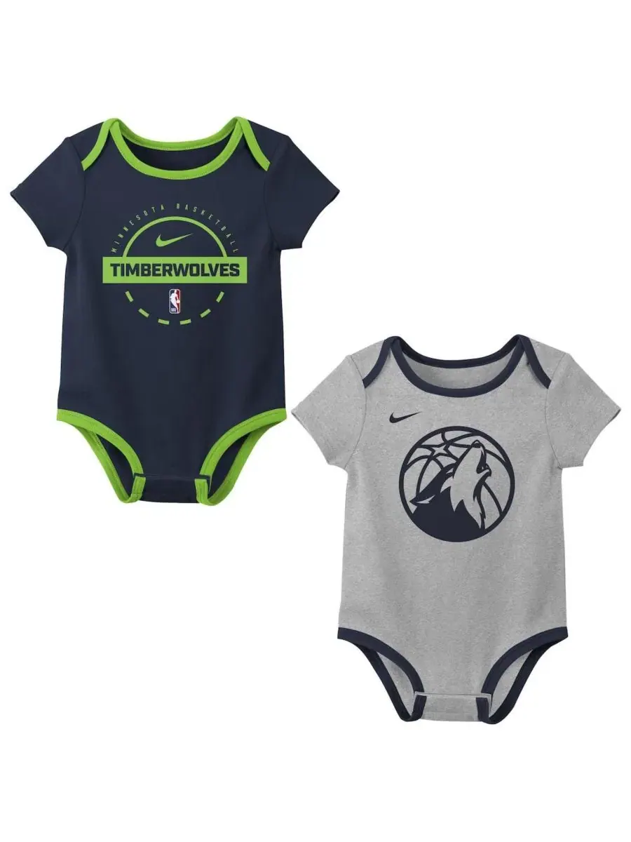 Комплект боди для малышей с принтом Minnesota Timberwolves Nike