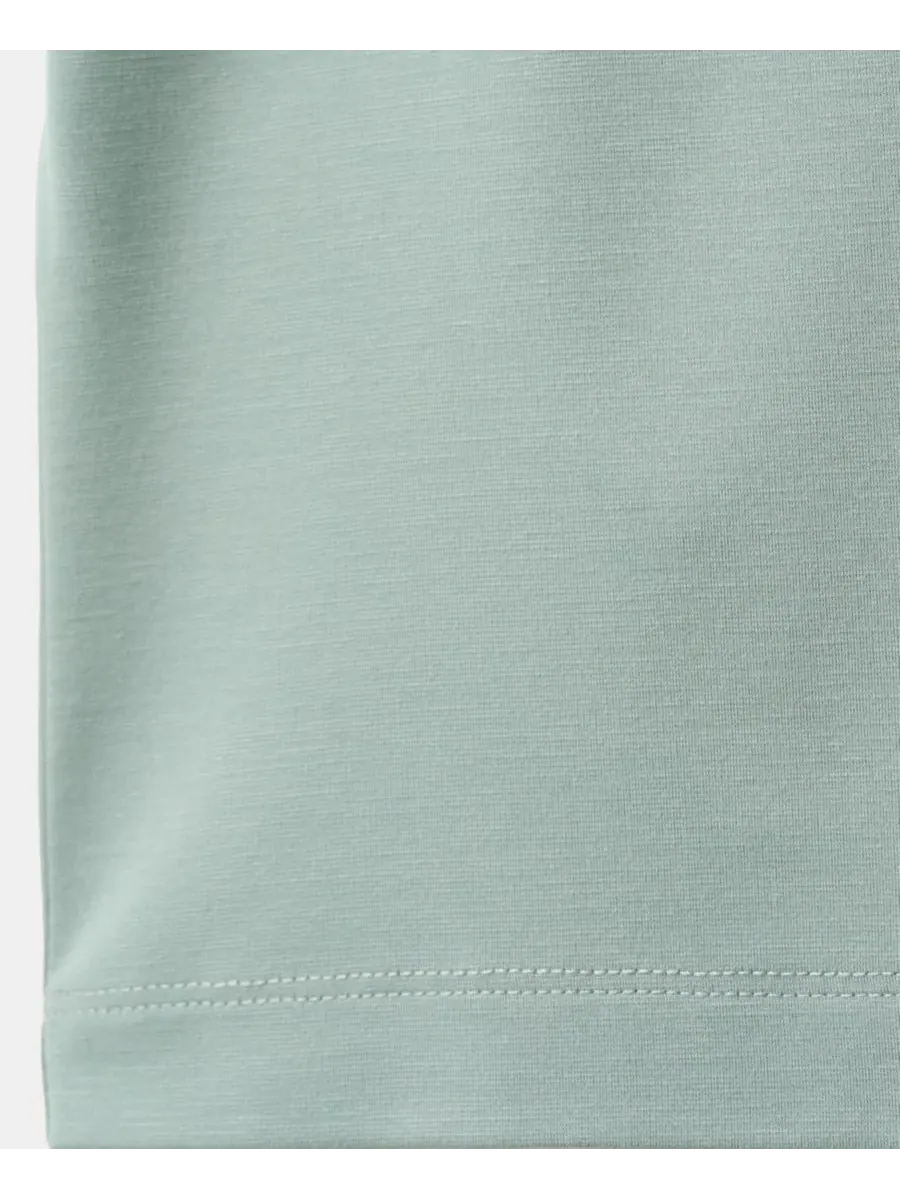 Мужское поло slim fit с коротким рукавом, Mango — изображение 2 из 6, зеленый