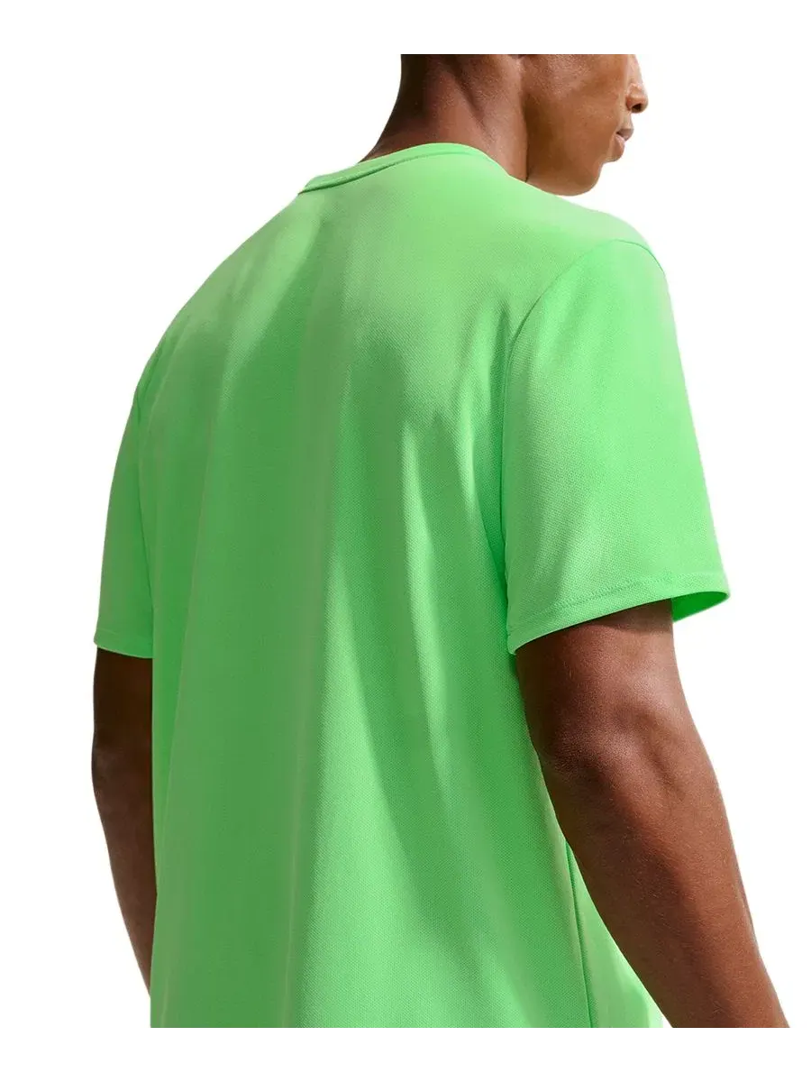 Беговая футболка Nike Miler Dri-FIT — изображение 5 из 6, зеленый/серебристый