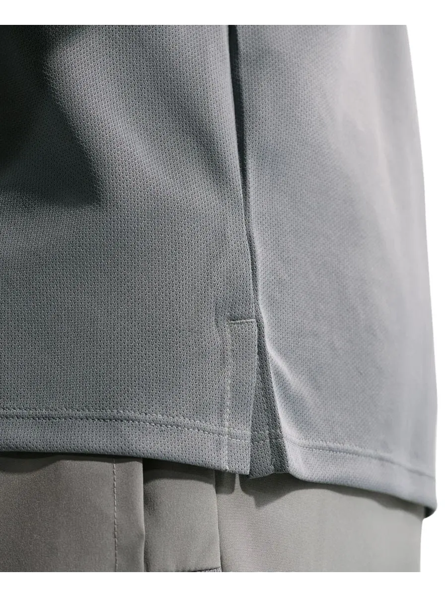 Футболка беговая Dri-FIT Miler Nike — изображение 4 из 6, серый/серый/серебристый