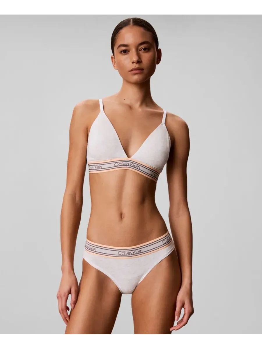 Трусы бикини Calvin Klein Icon Cotton Modal Full-Coverage QF8695 — изображение 1 из 6, серый