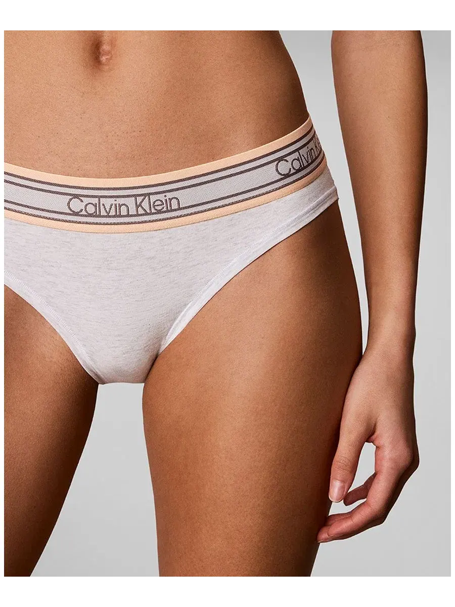 Трусы бикини Calvin Klein Icon Cotton Modal Full-Coverage QF8695 — изображение 5 из 6, серый