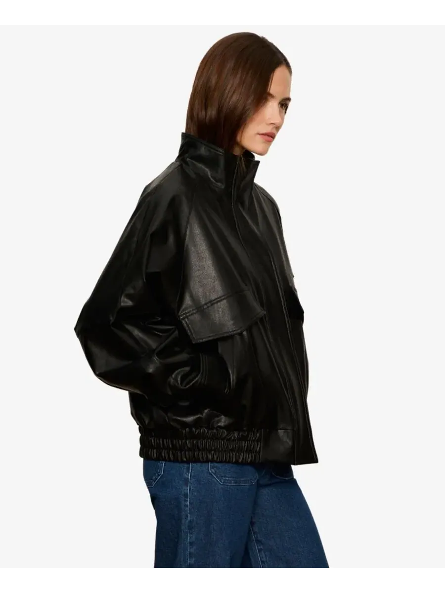 Женская куртка Alana Funnel Neck Sanctuary — изображение 3 из 7, черный