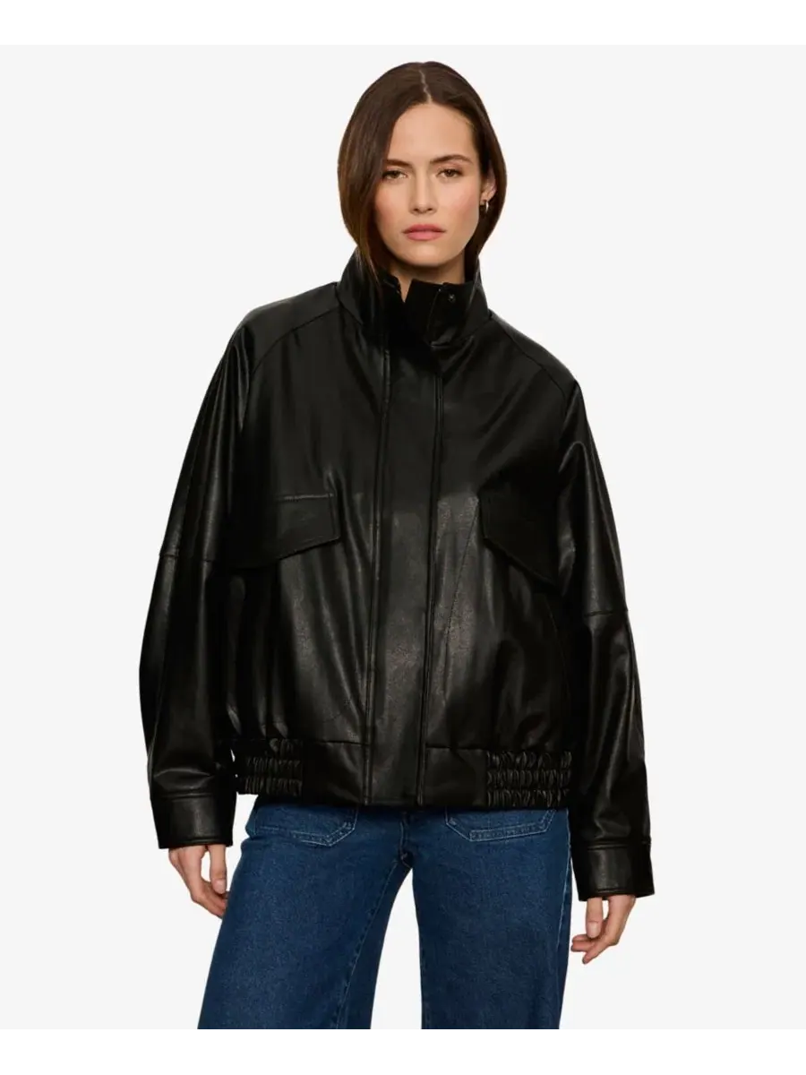 Женская куртка Alana Funnel Neck Sanctuary — изображение 4 из 7, черный