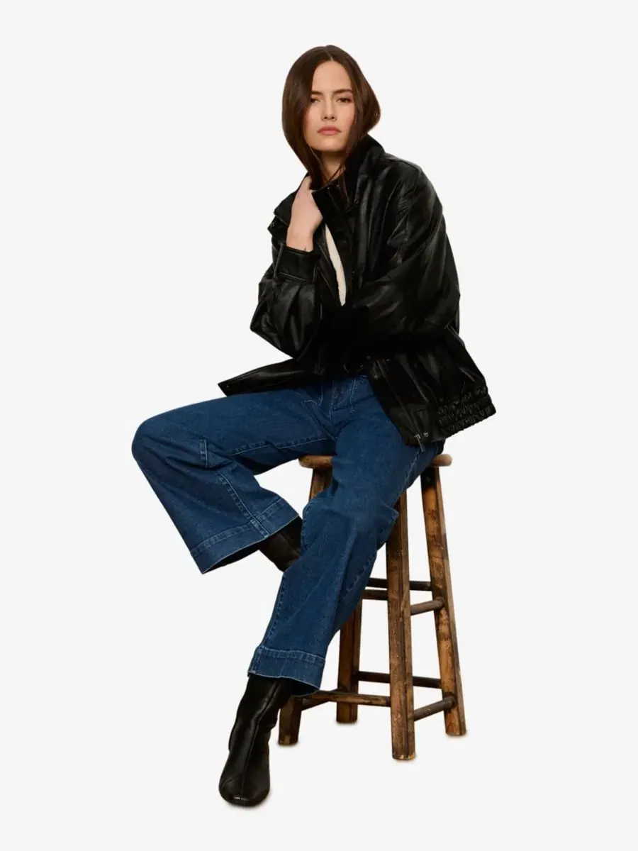 Женская куртка Alana Funnel Neck Sanctuary — изображение 6 из 7, черный