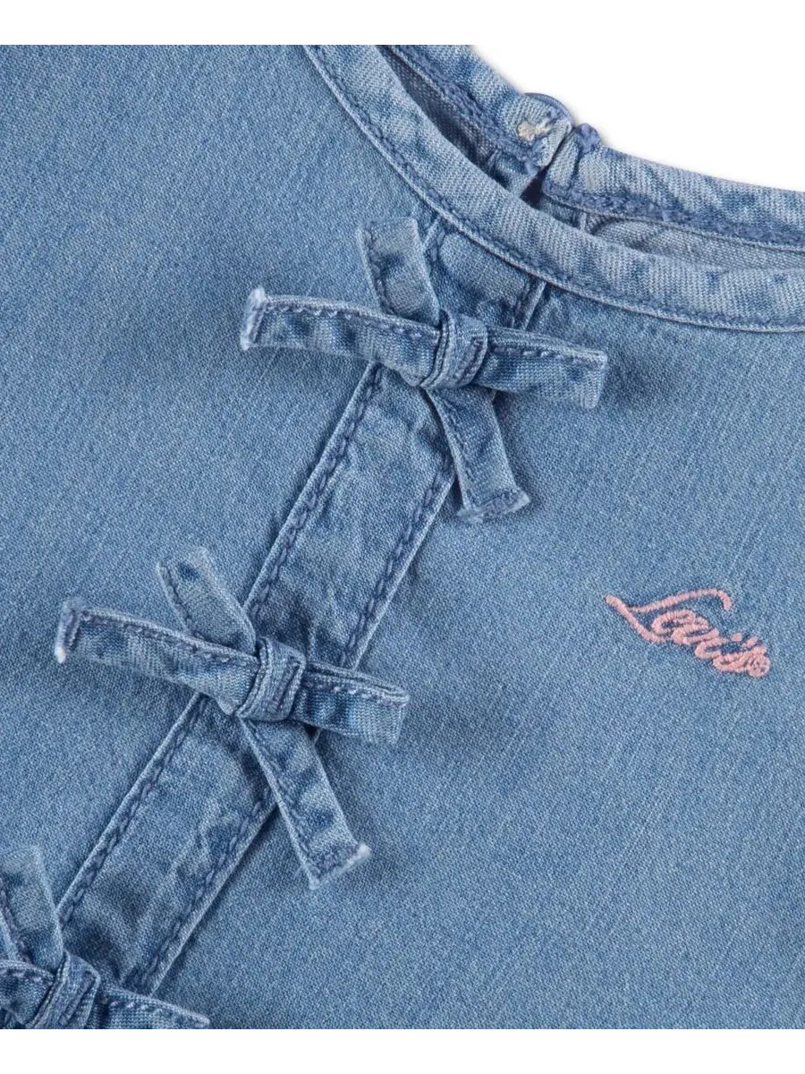 Платье-пузырь с коротким рукавом, комплект из 2 предметов Levi's — изображение 3 из 4, синий