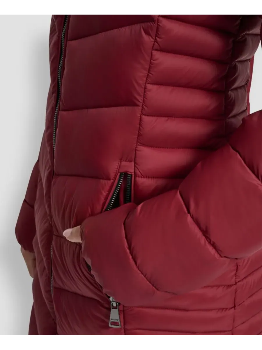 Женское длинное пальто на молнии спереди DKNY, Tibetn — изображение 7 из 7