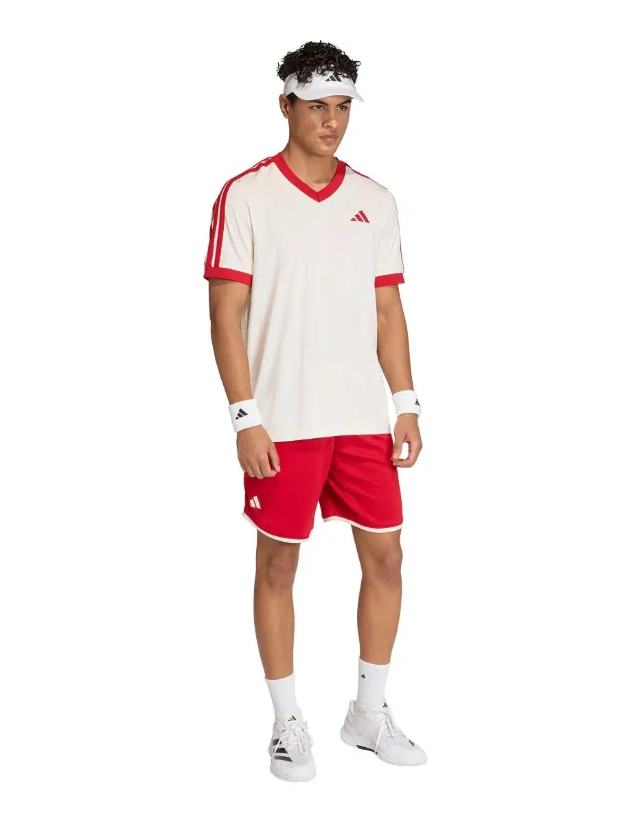 Мужские классические теннисные шорты Adidas — изображение 2 из 3, красный