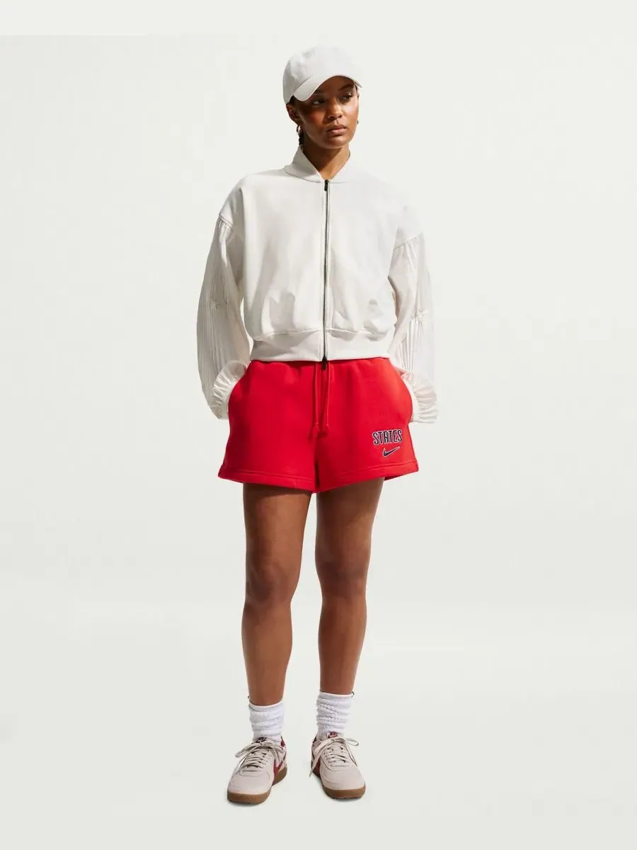 Шорты Nike USMNT Soccer Phoenix High-Waisted
