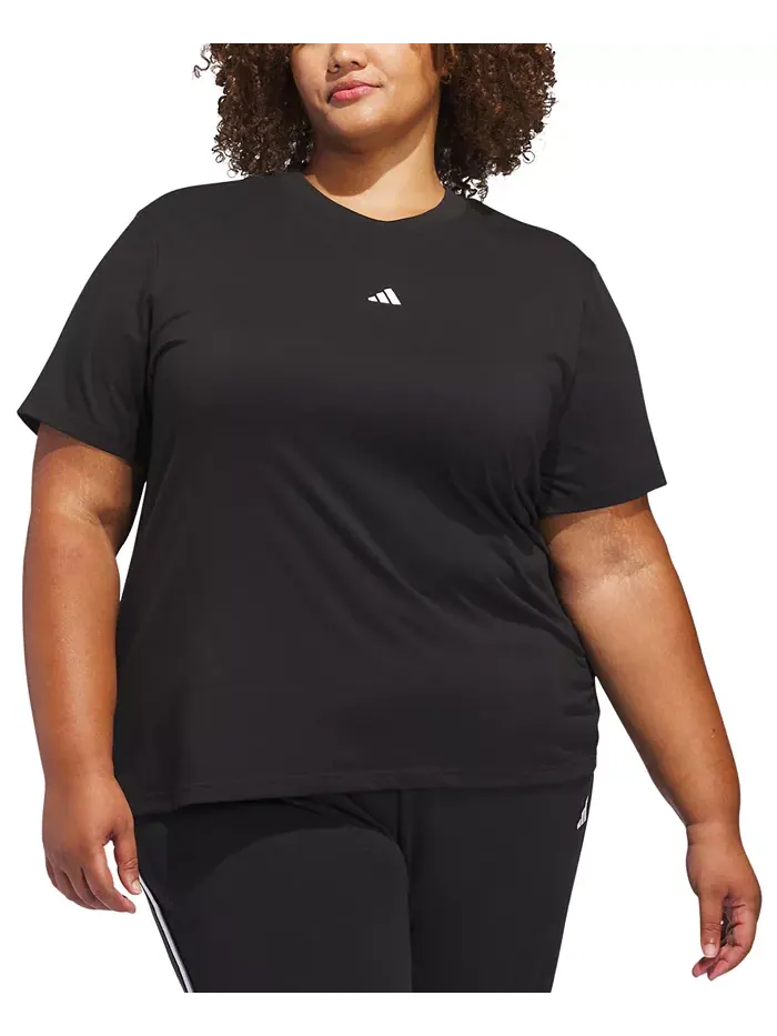 Футболка Essentials с логотипом Plus Size adidas