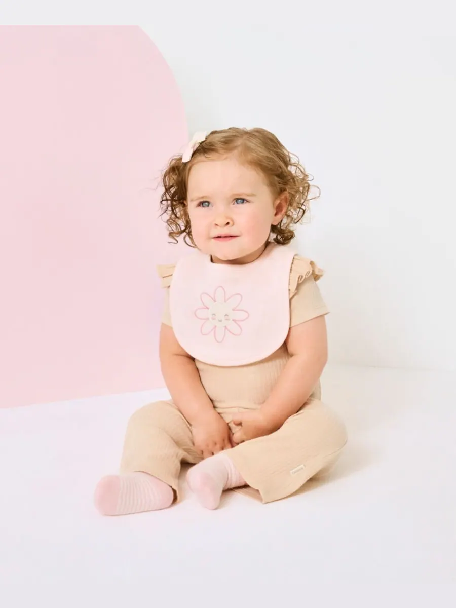 Комплект из 3 боди с короткими рукавами для девочек Huggies — изображение 6 из 8, фиолетовый/розовый