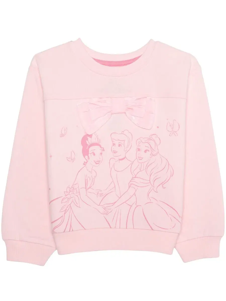 Комплект из свитшота и леггинсов Disney Princess — изображение 3 из 6, розовый