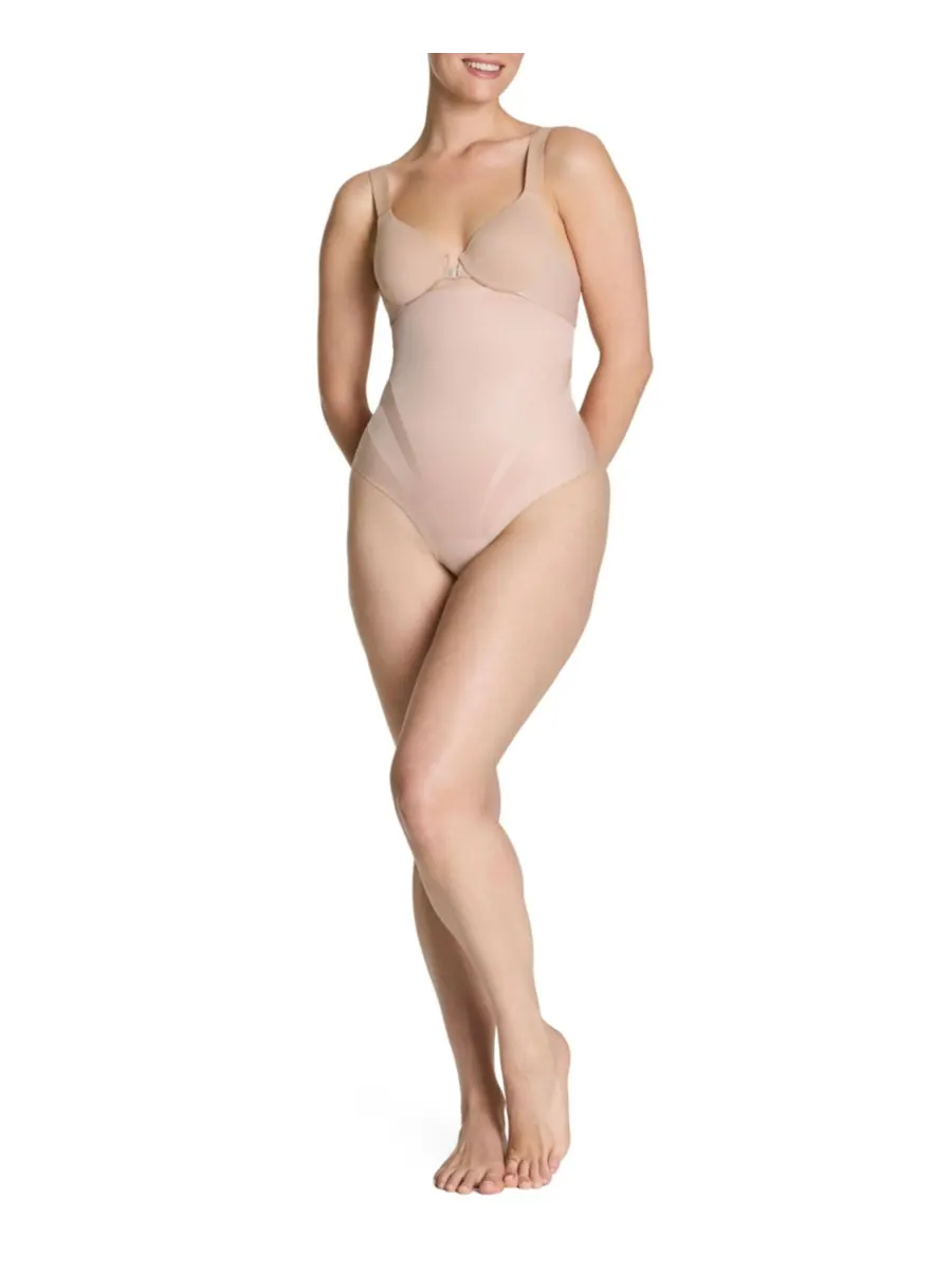 Женские корректирующие трусики-стринги Ultra-Sculpt с высокой талией 10559R SPANX — изображение 2 из 3, бежевый