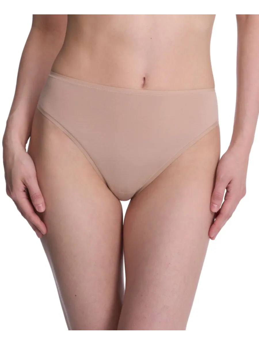 Женские трусики с высокой посадкой из хлопка Bliss Bare, комплект из 3 штук, артикул 772346MP — изображение 2 из 4