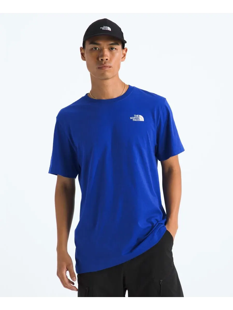 Футболка с принтом Never Stop Postcard The North Face — изображение 3 из 4, синий