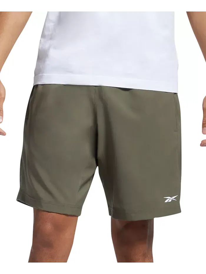 Мужские классические тренировочные шорты 9" Reebok — изображение 3 из 3, зеленый
