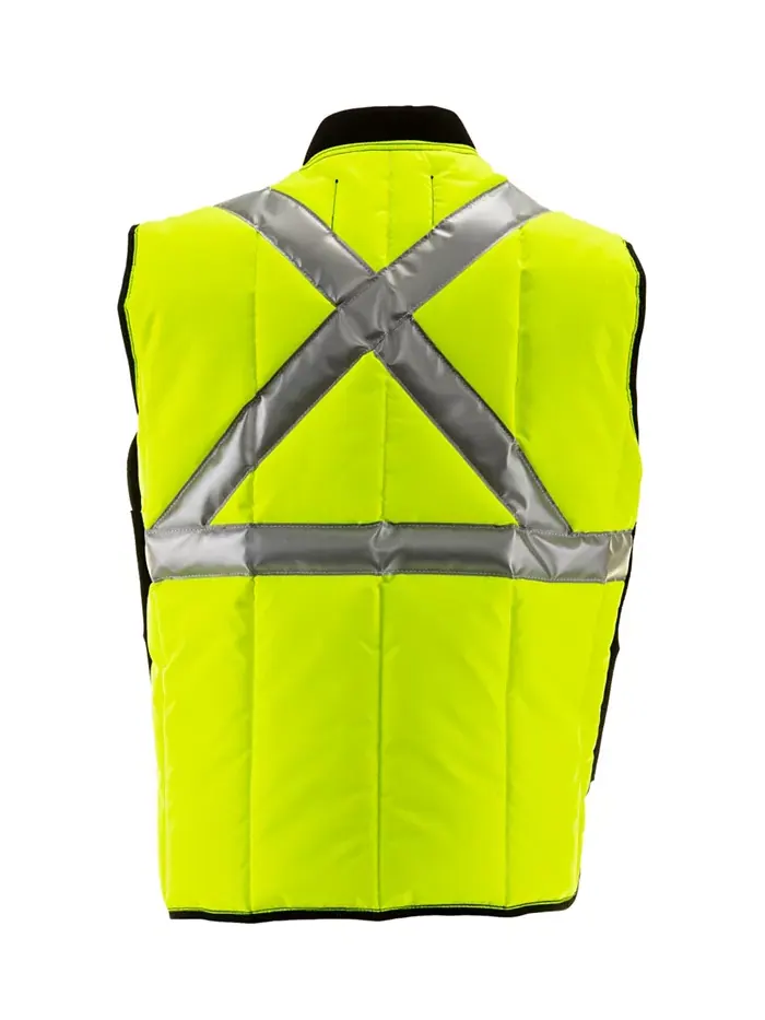 Мужской жилет HiVis Iron-Tuff - защита от экстремального холода, высокая видимость — изображение 2 из 4, зеленый