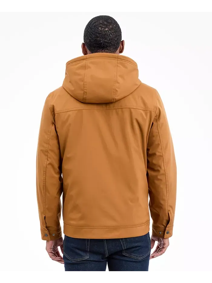 Мужская куртка Softshell с подкладкой из шерпы Lucky Brand — изображение 6 из 6, коричневый