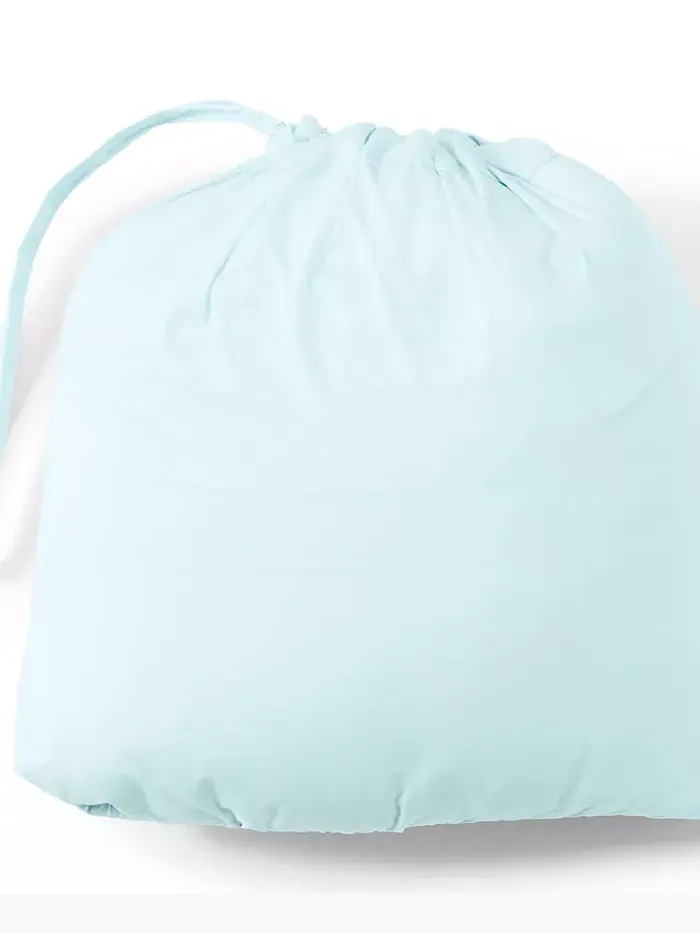 Женская утепленная пуховая безрукавка Petite Wanderweight Packable Lands' End — изображение 4 из 4, синий