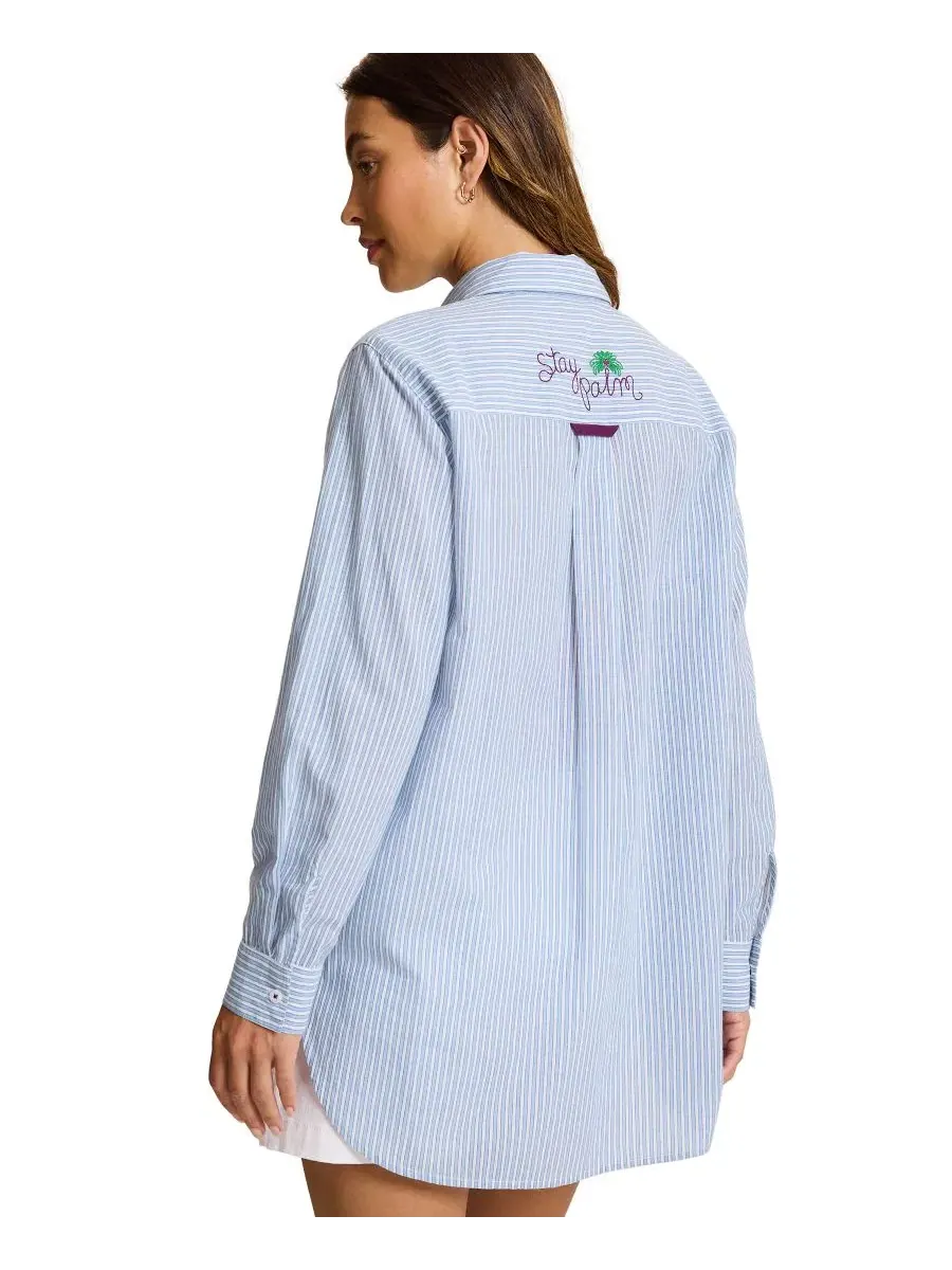 Пляжная рубашка Tommy Bahama — изображение 2 из 3, синий