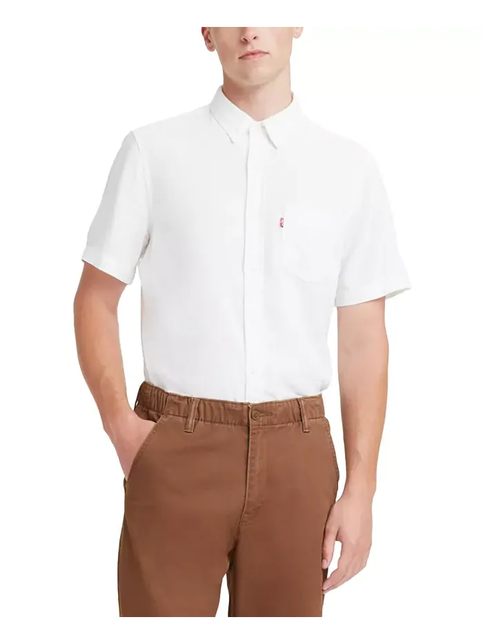 Мужская классическая рубашка с коротким рукавом и одним карманом, Regular Fit Levi's