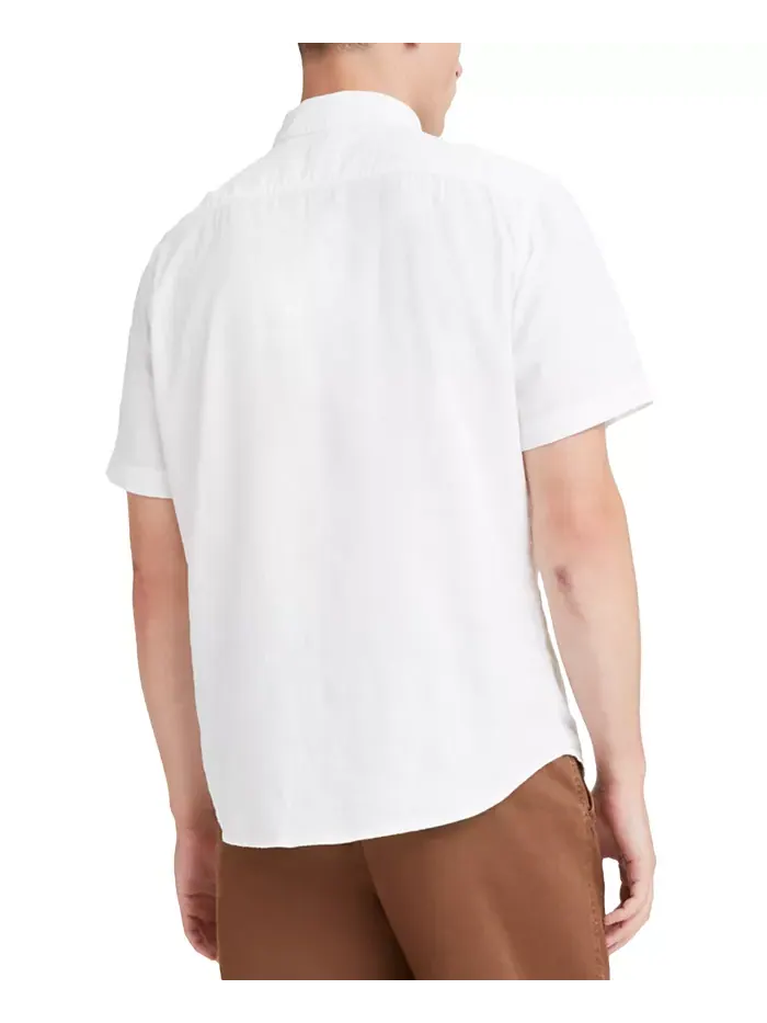 Мужская классическая рубашка с коротким рукавом и одним карманом, Regular Fit Levi's — изображение 2 из 2, яркий белый