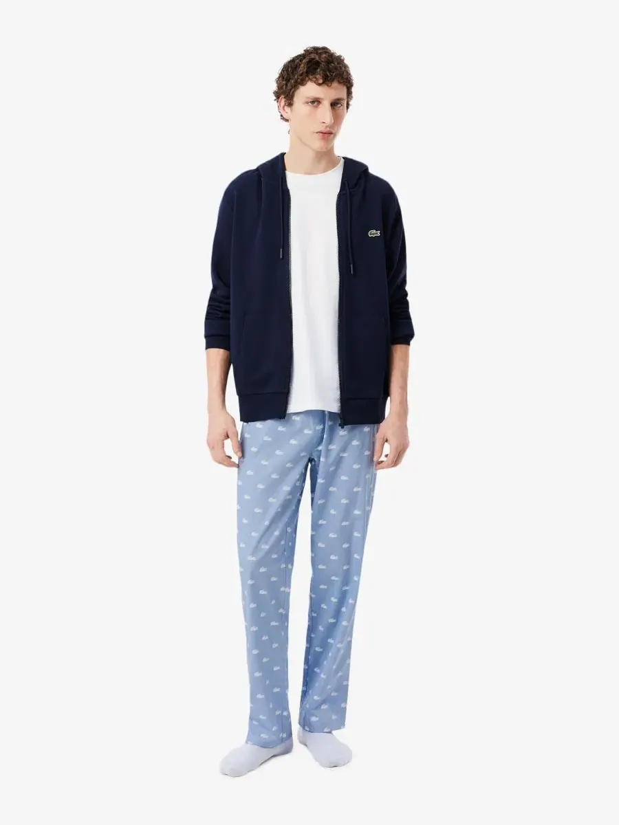 Комплект мужской Lacoste Футболка и брюки, хлопок — изображение 2 из 7, белый