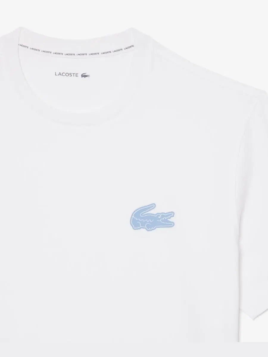 Комплект мужской Lacoste Футболка и брюки, хлопок — изображение 6 из 7, белый