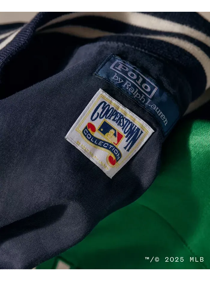Унисекс-куртка Yankees из сатина Polo Ralph Lauren — изображение 6 из 9, темно-синий