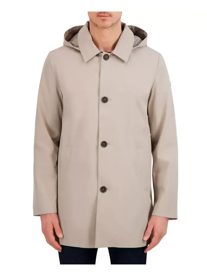 Мужское дождевое пальто Rain Tek Transitional с отстегивающимся капюшоном Vince Camuto