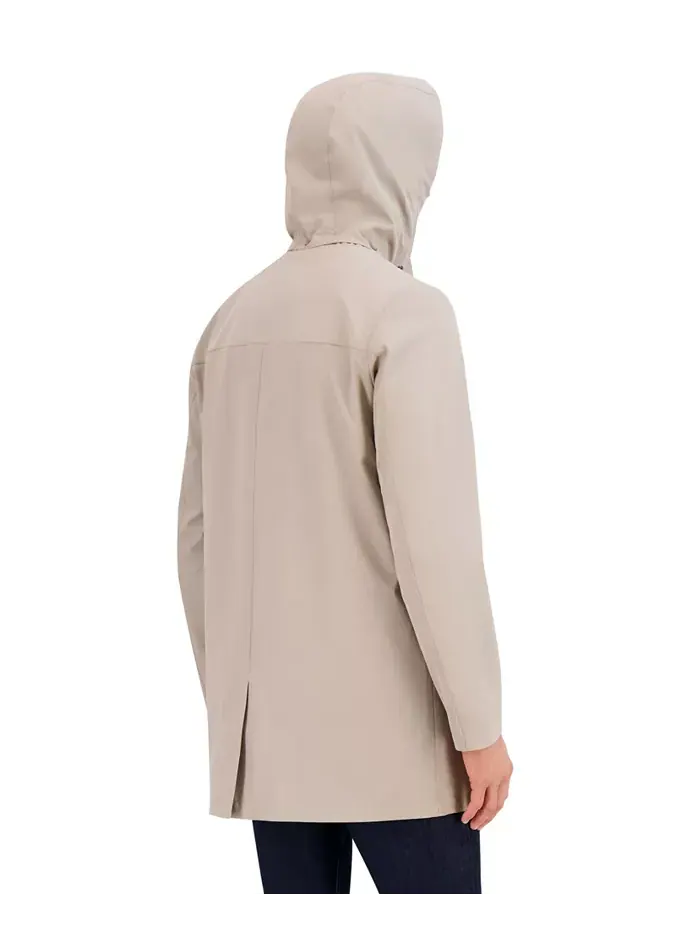 Мужское дождевое пальто Rain Tek Transitional с отстегивающимся капюшоном Vince Camuto — изображение 4 из 8, цементный