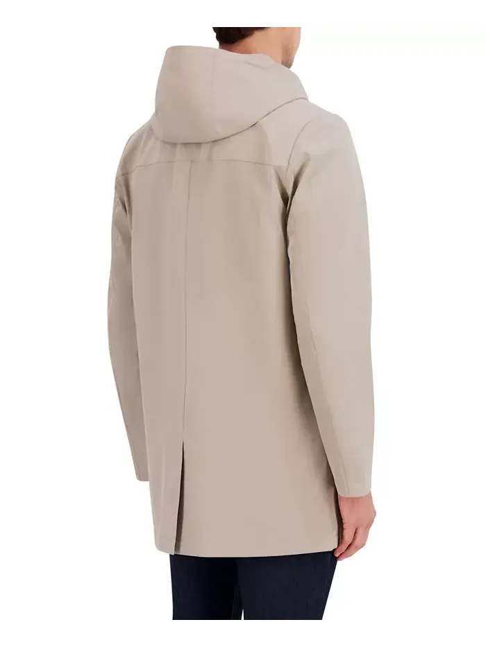 Мужское дождевое пальто Rain Tek Transitional с отстегивающимся капюшоном Vince Camuto — изображение 8 из 8, цементный