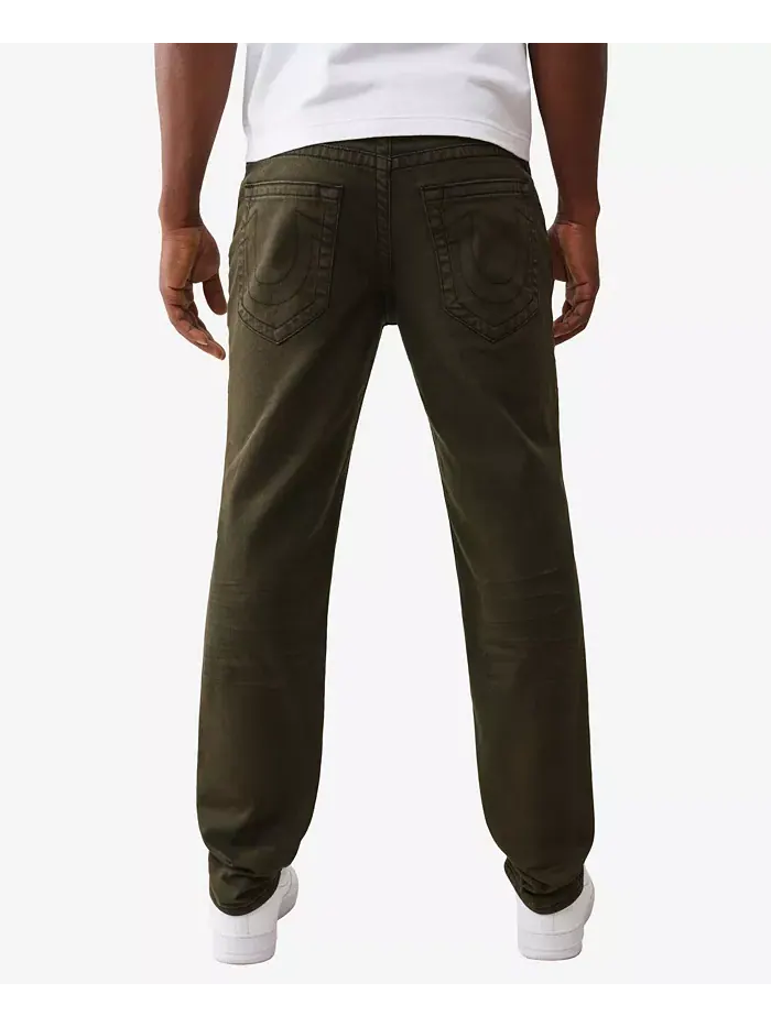 Мужские джинсы Rocco Skinny без накладных карманов True Religion — изображение 3 из 3, зеленый