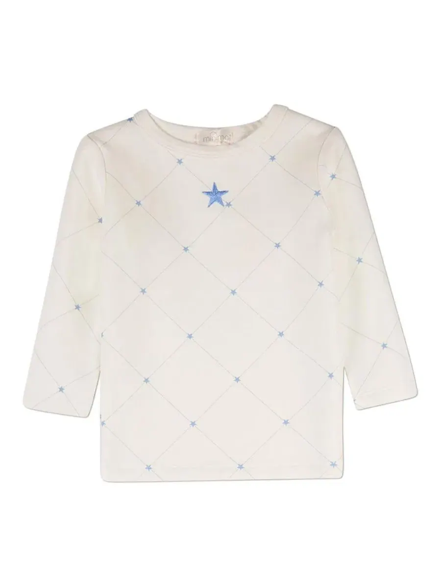 Комплект пижам с принтом Stars and Stitching MeMoi — изображение 3 из 3, синий