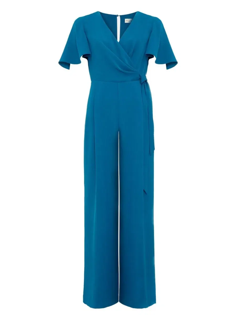 Женский комбинезон Julissa V-Neck с V-образным вырезом Phase Eight — изображение 2 из 6, синий