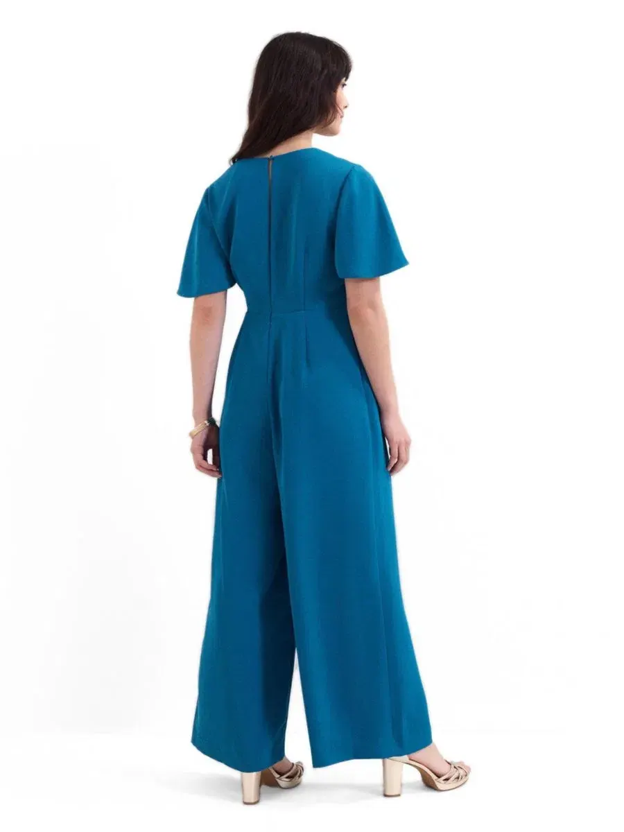Женский комбинезон Julissa V-Neck с V-образным вырезом Phase Eight — изображение 3 из 6, синий